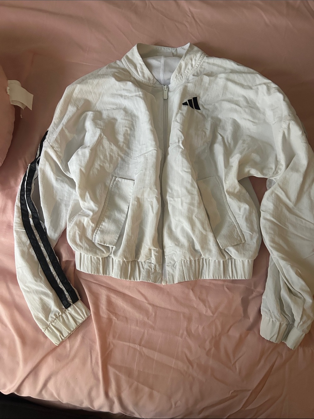 adidas White and Black Two-Piece Track Set - Picture 7 of 8